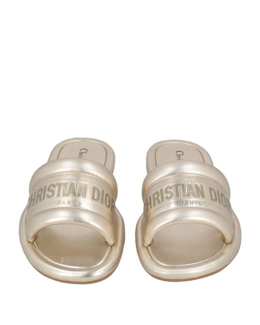 Dior White Sandals Leather