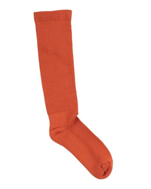Calcetines y medias Rick Owens de hombre de color Red