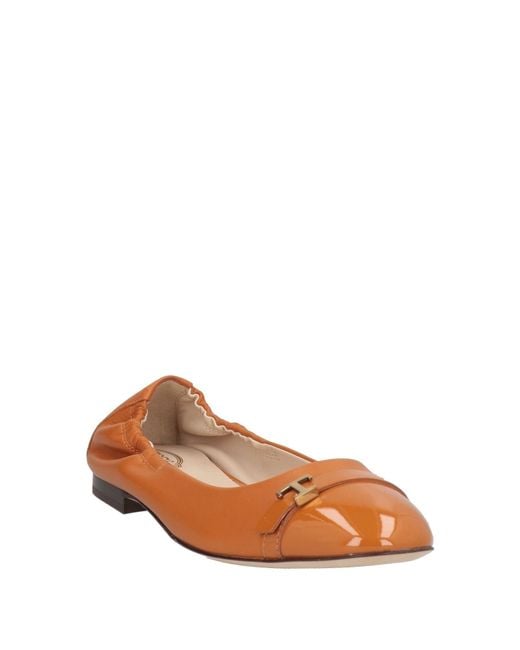 Tod's Brown Ballet Flats