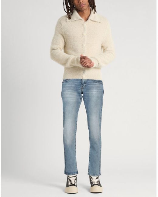 ARMANI EXCHANGE Blue Jeans Cotton, Polyester, Elastane for men