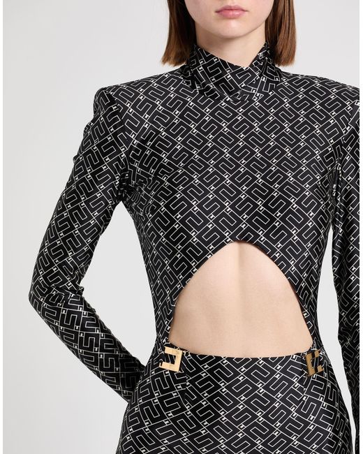 Elisabetta Franchi Black Jumpsuit Polyamide, Elastane