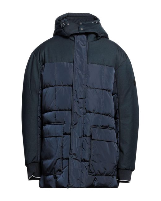 Armani Exchange Down Jacket in Blue for Men Lyst
