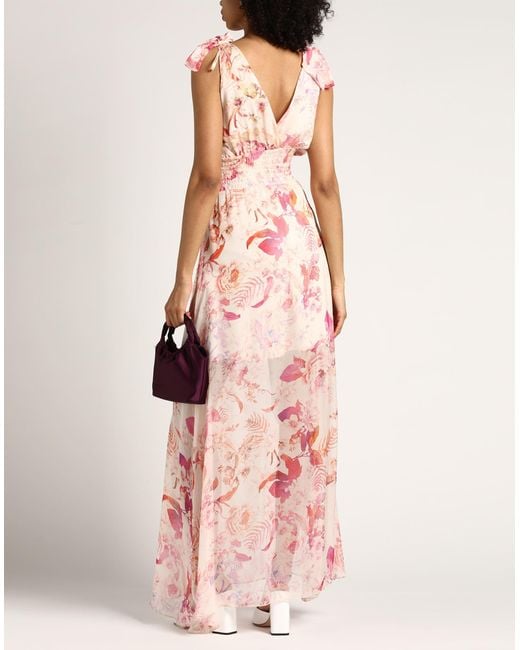 Guess Pink Maxi-Kleid