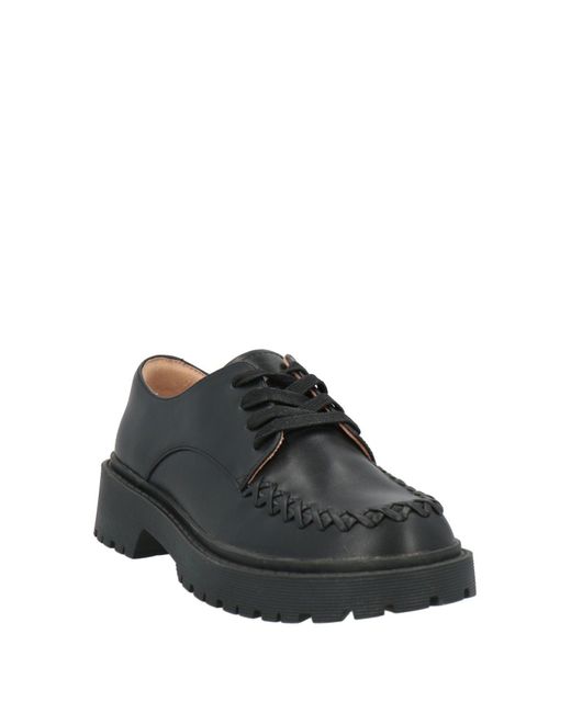 Maliparmi Black Lace-Up Shoes