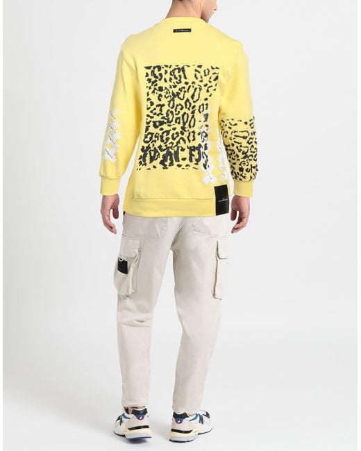 John Richmond Yellow Sweatshirt for men