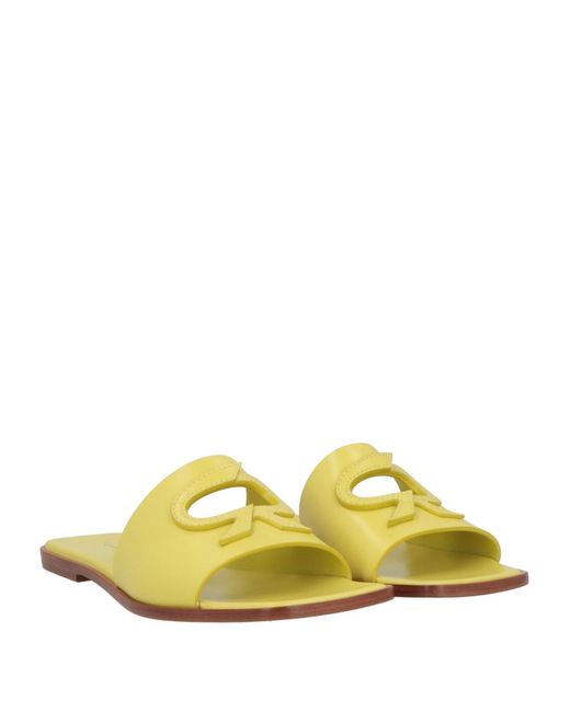 Gianvito Rossi Yellow Sandals