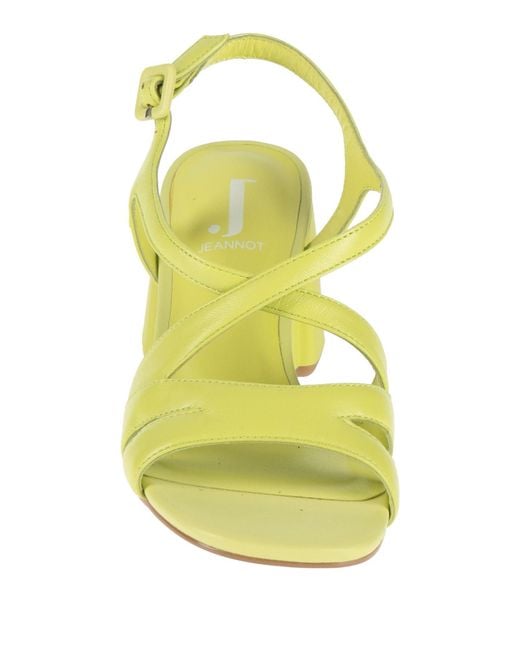 Jeannot Yellow Sandals