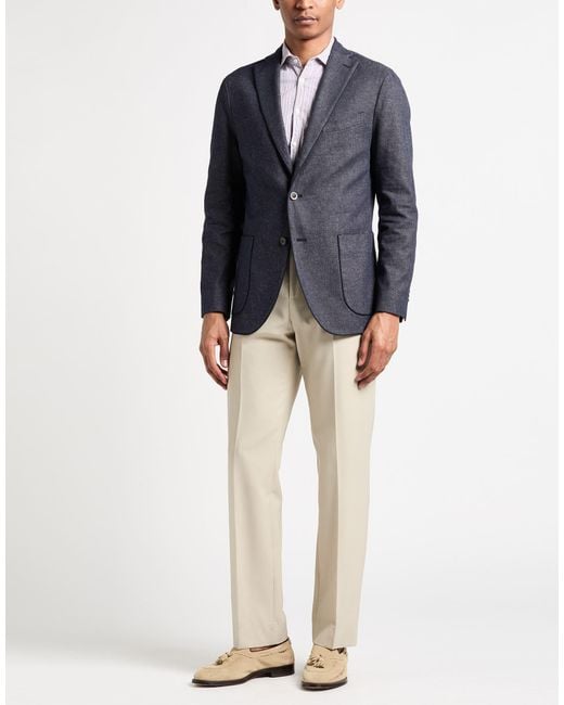 Boglioli Blue Blazer for men