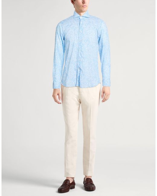 Fedeli Blue Shirts for men