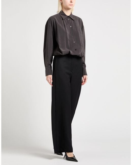 Alysi Black Chocolat Jumpsuit Silk, Polyamide