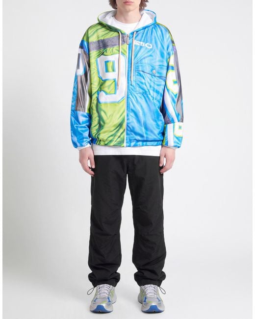PDF Blue Jacket Polyester, Elastane for men