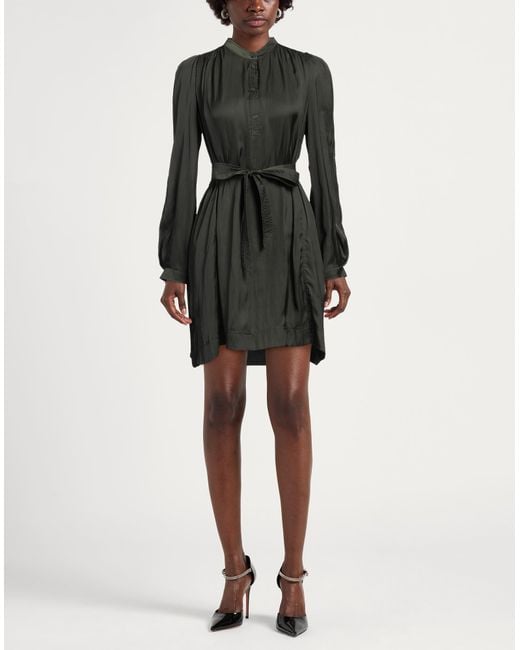 Zadig & Voltaire Black Mini Dress Recycled Polyester, Polyester