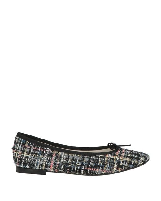 Repetto Gray Ballet Flats Textile Fibers