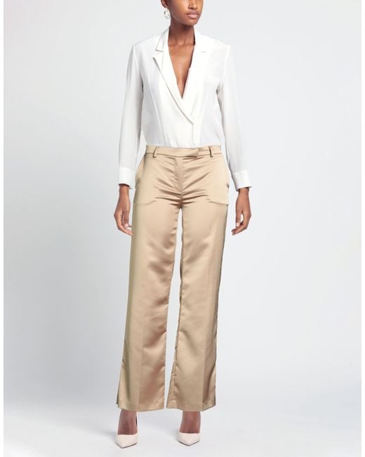 DOUBLE C Natural Pants Polyester, Elastane