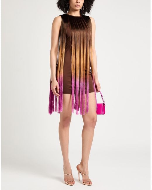 Galvan Pink Mini Dress