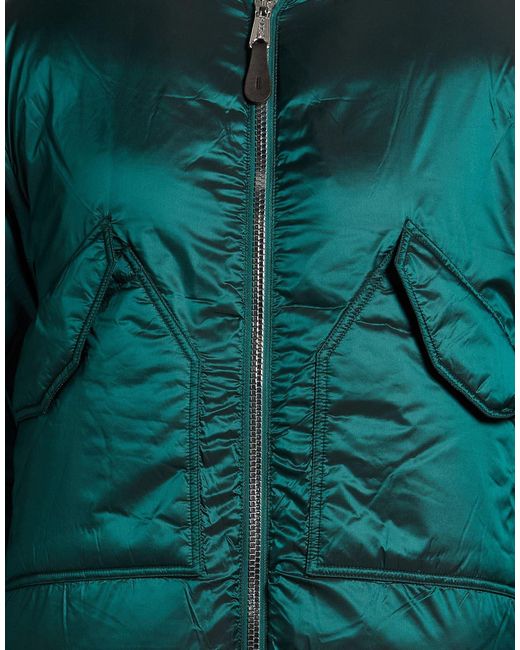 Alpha Industries Green Puffer Nylon