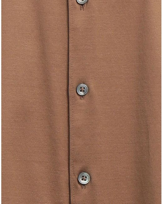 Gran Sasso Brown Shirt for men