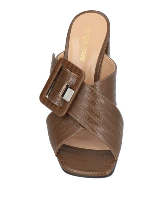 Sergio Rossi Brown Sandals