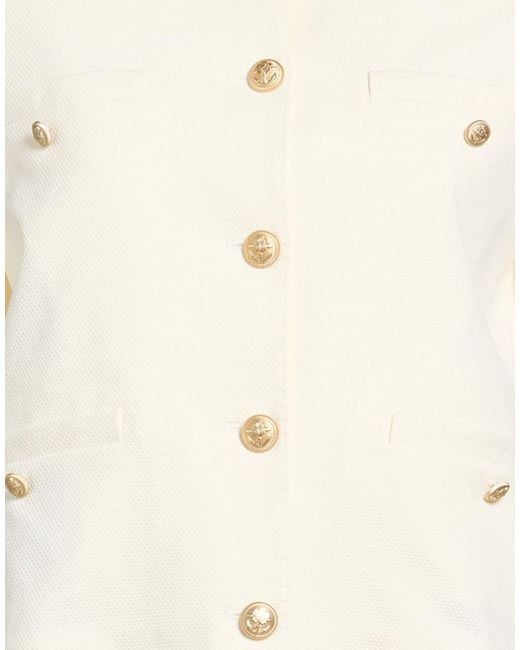 Circolo 1901 White Jacket Cotton, Elastane