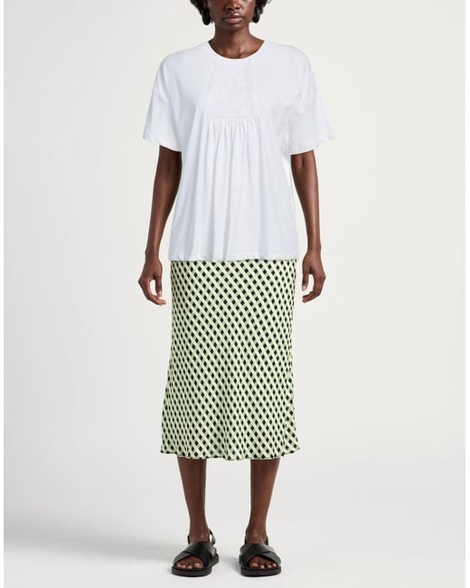 Alpha Studio White T-Shirt Cotton, Elastane