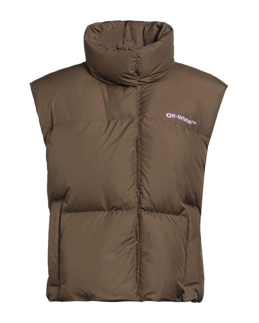 Doudoune Off White c o Virgil Abloh en coloris Marron Lyst