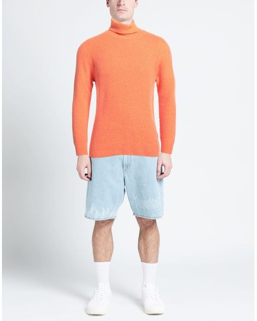 Macchia J Orange Turtleneck for men