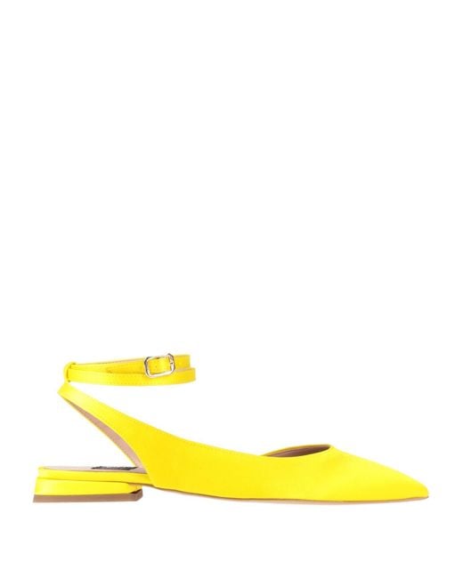 Islo Isabella Lorusso Yellow Ballet Flats Textile Fibers
