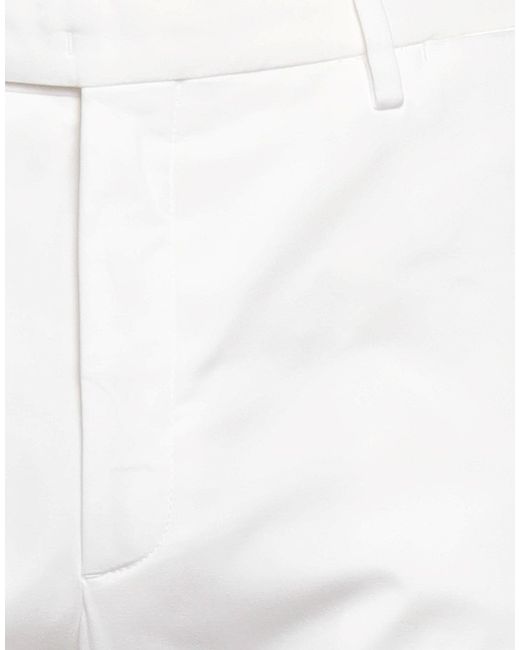 Boglioli White Pants Cotton, Elastane for men