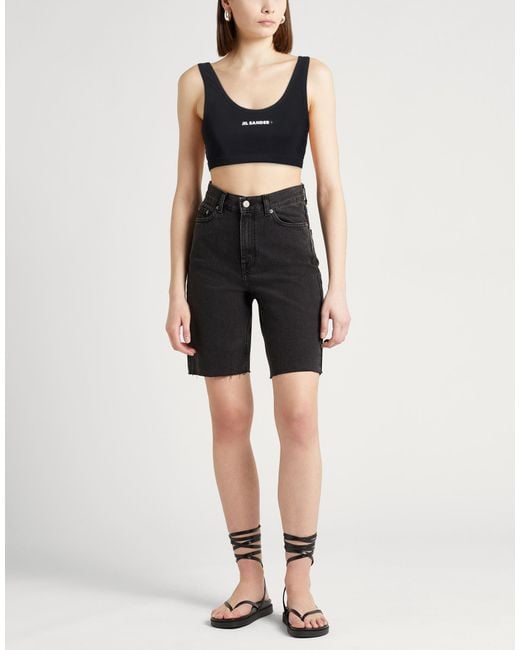 Jil Sander Blue Top Polyamide, Eco Polyester