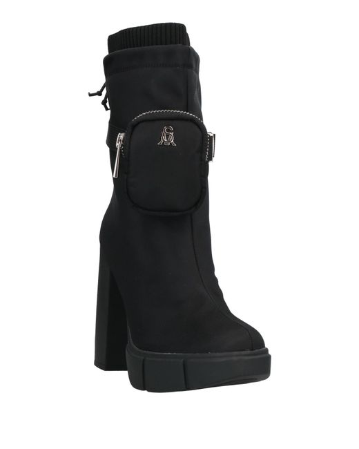 Steve Madden Black Ankle Boots