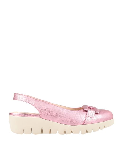 Wonders Pink Mauve Pumps Leather