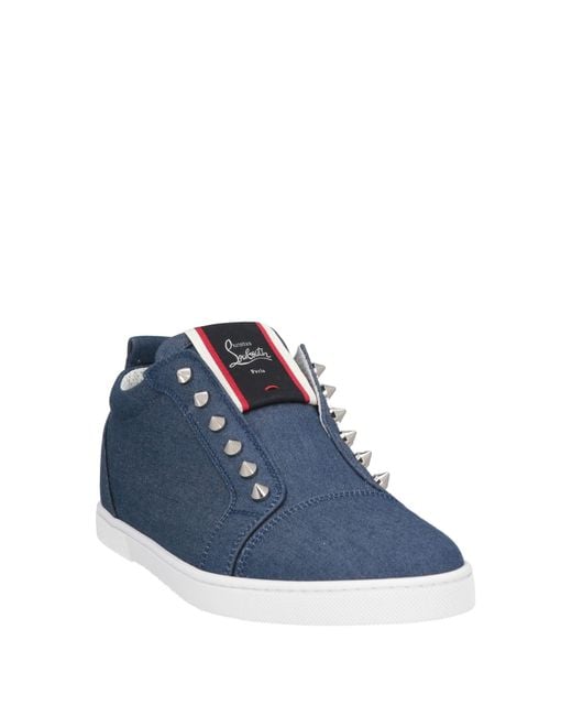 Christian Louboutin Blue Trainers for men