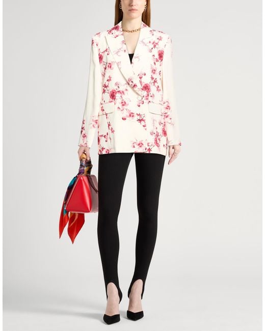 Imperial Pink Cream Blazer Polyester, Elastane