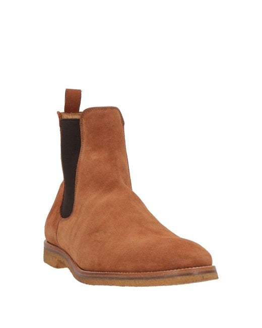 UNCONVENTIONAL ROYAL Brown Ankle Boots for men