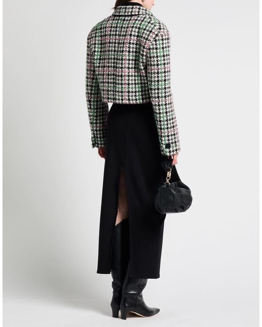 MSGM Black Blazer Acrylic, Polyester, Wool, Alpaca Wool