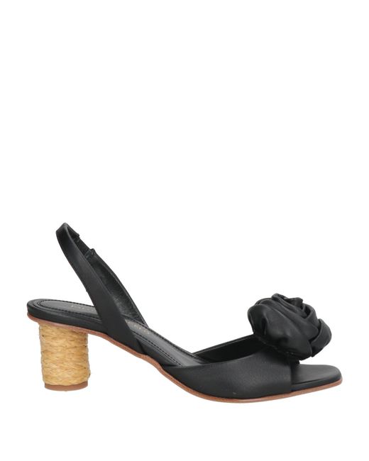Paloma Barceló Black Sandals Leather
