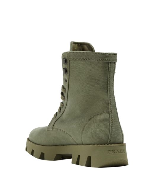 prada canvas boots