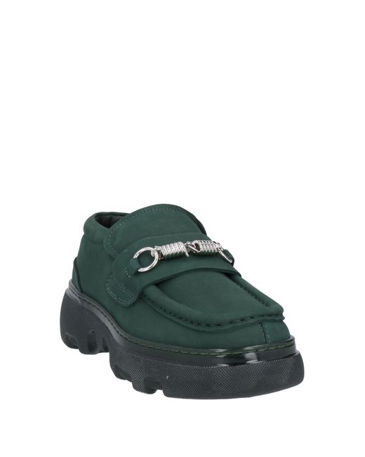 Burberry Green Mokassin