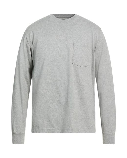 Beams Plus Gray T-Shirt Cotton for men