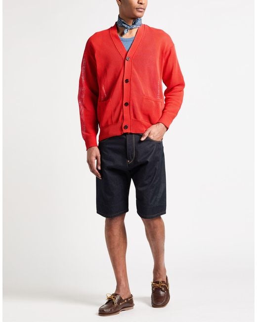 Roberto Collina Red Cardigans for men
