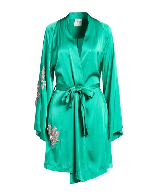 Forte_forte Blue Emerald Jacket Silk, Elastane