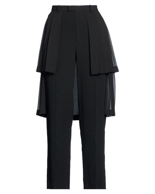 Undercover Black Pants Acetate, Cupro, Polyester