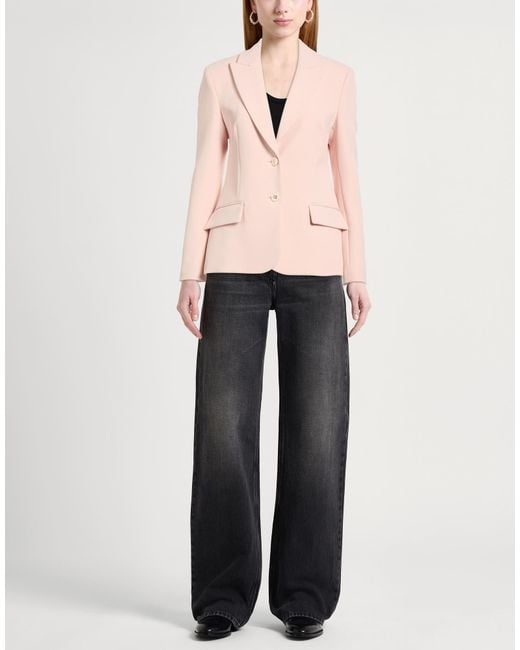 Blugirl Blumarine Pink Blazer Polyester, Elastane