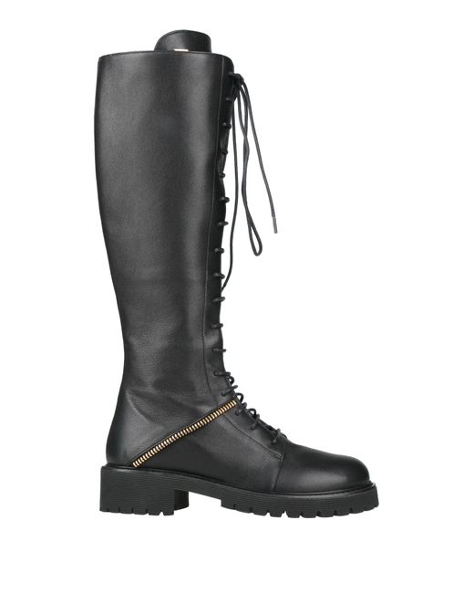 Giuseppe Zanotti Black Boot Leather