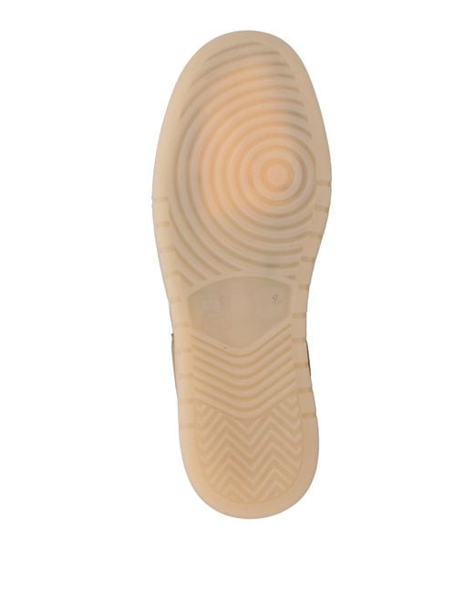 Pawelk's Brown Camel Sneakers Leather for men