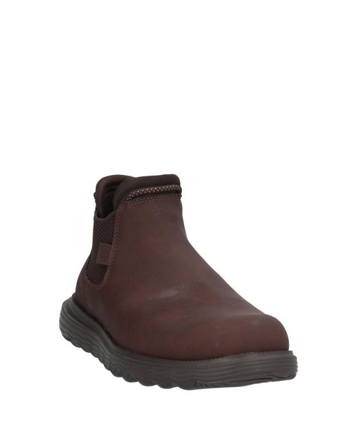 HeyDude Brown Ankle Boots