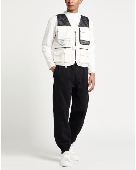 Woolrich Natural Vest Cotton, Polyamide, Polyester for men