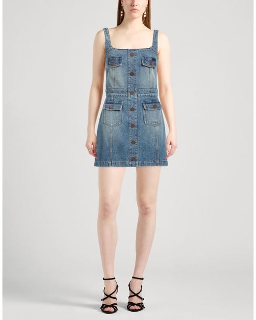 Balmain Blue Mini Dress