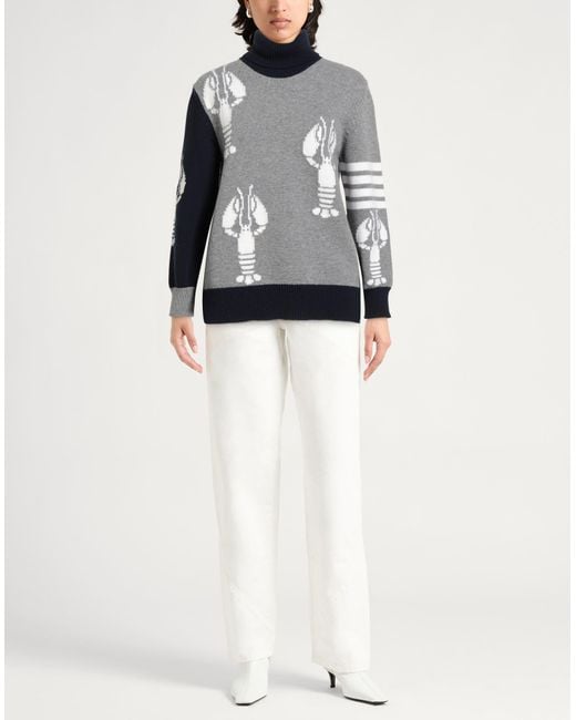 Thom Browne Gray Turtleneck