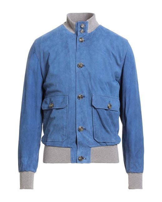 Chaqueta Y Cazadora Barba Napoli de hombre de color Blue